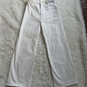 Zara Marine Straight Wide Leg Jeans